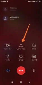Merge calls