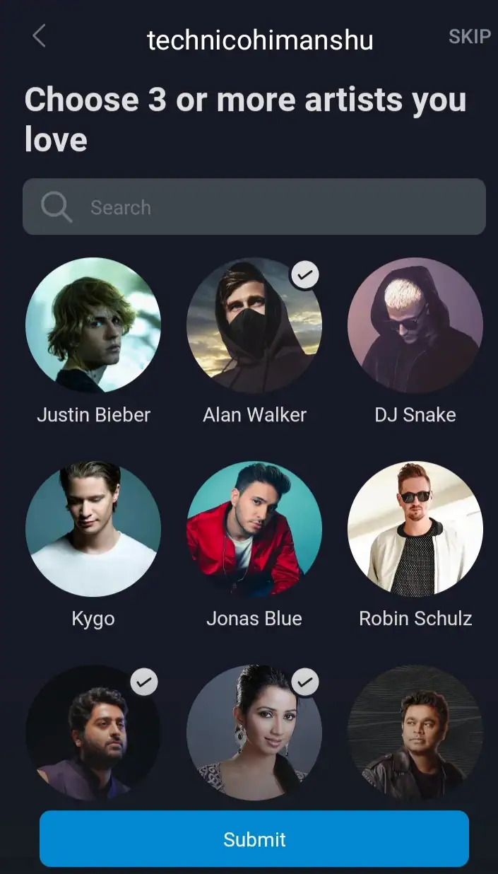 artists you love
