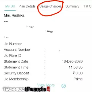 my jio app details