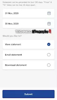 my jio app view statement