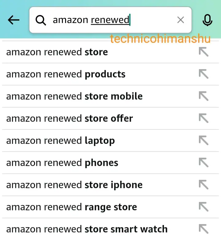 Renewed Meaning In Amazon In Hindi