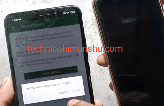 Vivo mobile ka lock kaise tode erase