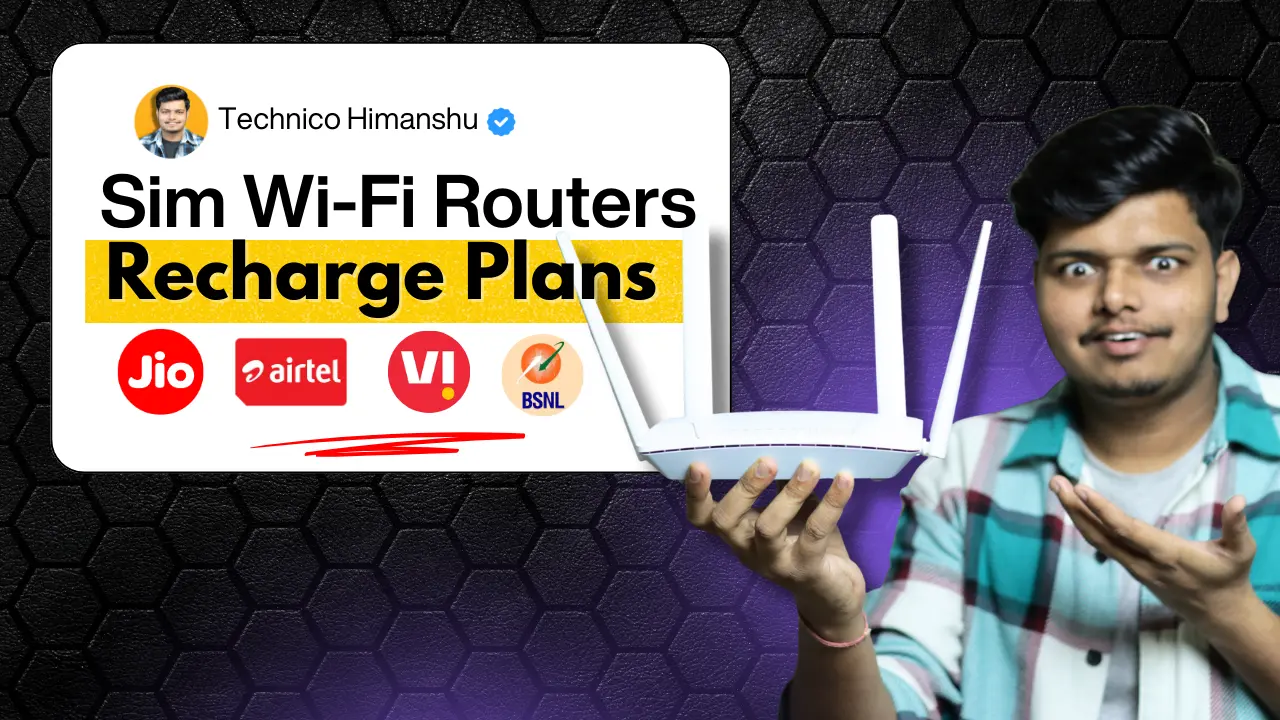 Read more about the article Best SIM WiFi Router Recharge Plans in India: Daily Data Plans Explained (2026)