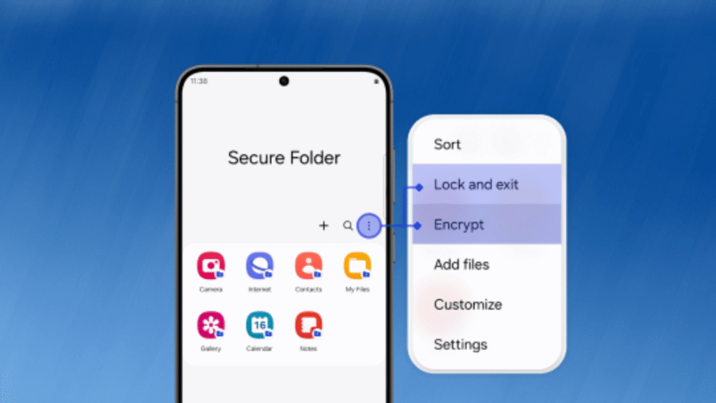 Current image: Samsung Secure Folder