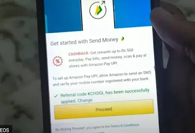 amazon pay refferal applied