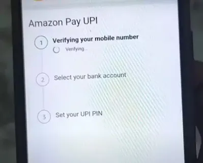 amazon pay upi verification