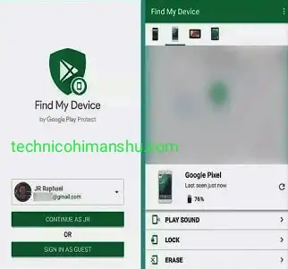 android find my device