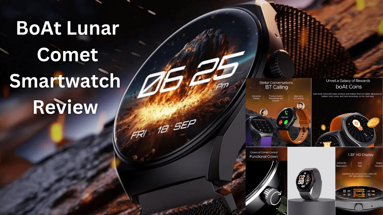 Read more about the article BoAt Lunar Comet Smartwatch Review in Hindi